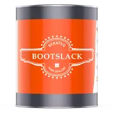 BEKATEQ BE-400 Premium Bootslack farblos seidenmatt, 1 Liter I Klarlack für Holz, Schiffe, Möbel I hochbelastbarer & wetterbeständiger Parkettlack, Treppenlack, Yachtlack I für innen & außen