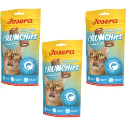 JOSERA Crunchies - mit Lachs (Katzenleckerli) 3x60g