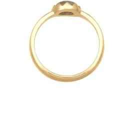 Elli Ring 925 Sterling Silber Verlobungsring in Gold | Gr.: 54