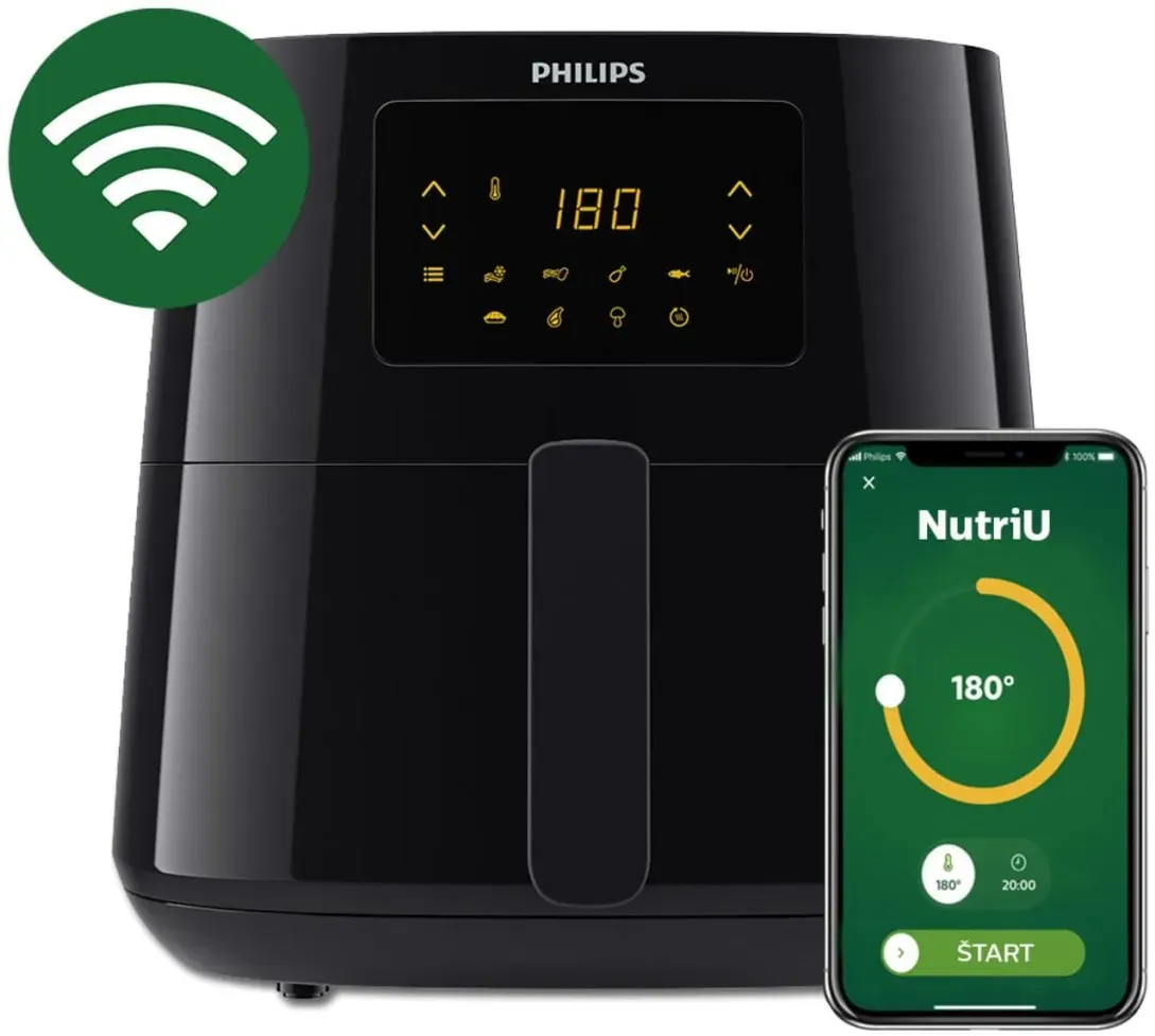 Preisvergleich Produktbild 0 Philips HD9280/90 Heißluftfritteuse XL 6,2L, schwarz