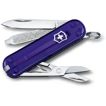 Victorinox Classic SD 7 Funktionen, Klinge, Nagelfeile, Violett Transp.