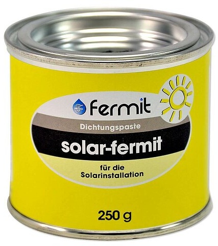 SOLAR-FERMIT Gewindedichtungspaste - zuverlässig und sicher für die Solarinstallation - Dose 250 g ** 100g/4,80 EUR