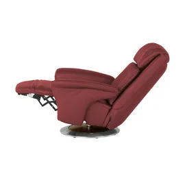 HIMOLLA Sessel 7418 Leder 81 x 111 x 95 cm Rot elektrisch