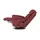HIMOLLA Sessel 7418 Leder 81 x 111 x 95 cm Rot elektrisch