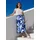 Betty Barclay Midirock Damen Floral Blau/Weiß 38
