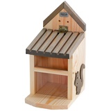Siena Garden Futterstation Eichhhörnchen Nussknacker Kiefer FSC 100%, 14x17x29 cm