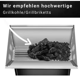 Steinborg Klappgrill schwarz