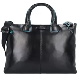 Piquadro Blue Square Slim Computer Briefcase Nero