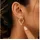 XCOAST Ohrstecker-Set Cut-Out Edelstahl Gold onesize