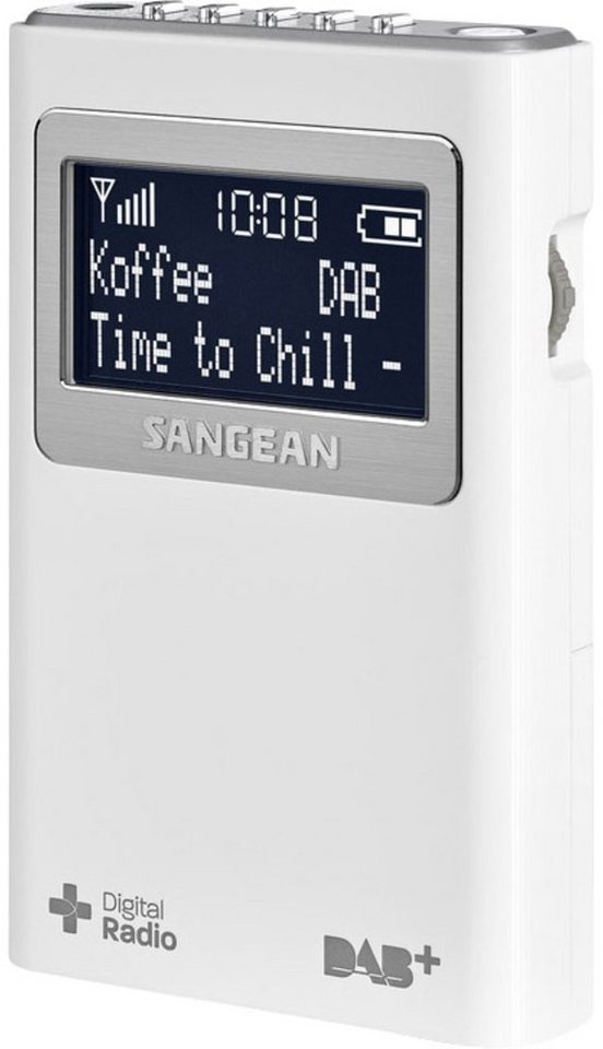 Sangean Sangean DPR-39 Taschenradio DAB+, UKW Weiß Radio weiß