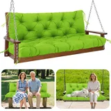 GPCHZM Hollywoodschaukel Auflage 120cm Wasserdicht Gartenbank Auflage Verdickt(12.5cm) Mit Rückenlehne Schaukelbank Auflage für Hollywoodschaukel Sitzbank Gartenbank Terrasse Hinterhof Rasen Veranda