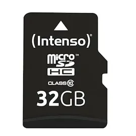 Intenso microSD Class 10 32 GB + microSD-Adapter