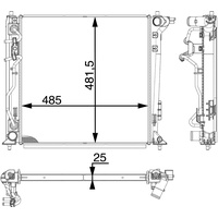 Mahle CR 1977 000P Kühlmittelkühler PREMIUM LINE