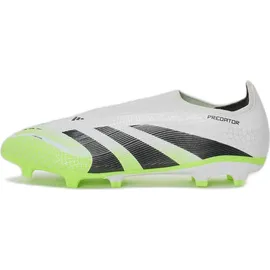 adidas Predator League Laceless FG/MG Herren Cloud White/Core Black/Lucid Lemon 43 1/3