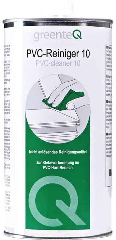 greenteQ PVC-Reiniger 10 - anlösendes Reinigungsmittel für PVC