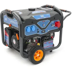 HBM 3800 Watt Stromerzeuger, Aggregat mit 389 ccm Benzinmotor, 400V/230V/2 x 12V