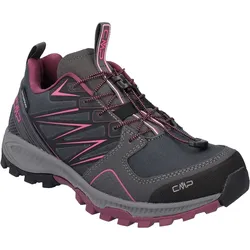 Outdoorschuh CMP "ATIK WMN WP TRAIL RUNNING SHOES", Gr. 41, grau (titanio, amaranto), Synthetik, sportlich, Schuhe, wasserdicht