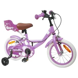 vidaXL Kinderfahrrad 14 Zoll RH 0 cm Lila