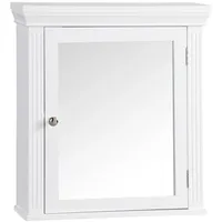 Teamson Home Badezimmer Hölzerner Verspiegelter Medizinschrank Weiß 6544
