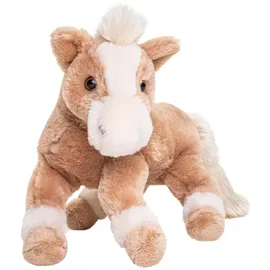 Uni-Toys - Pferd hellbraun, liegend - superweich - 28 cm (Länge) - Plüschtier, Kuscheltier