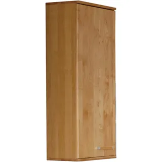 Wiemann Hängeschrank WIEMANN "Lausanne, Wandschrank, Wandregal, teilmassiv Erle", braun (erle), T:30cm, Holz teilmassiv, Schränke, Hängeschrank, Front aus Massivholz, Türanschlag links