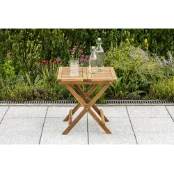 MERXX Beistelltisch, BxHxT: 50 x 50 x 50 cm, Holz - beige