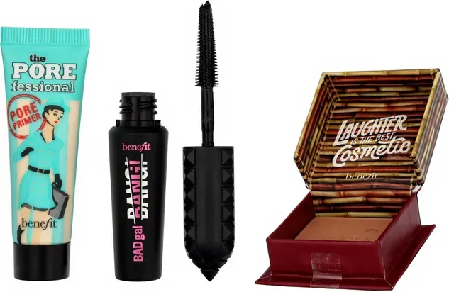 Benefit Icons Makeup Set 14g – Miniatur-Essentials für makellose Haut