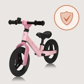 lionelo TONI von 18 Monaten bis 30 kg, Fußstütze, Korb, verstellbarer Sitz und Lenker, rutschfester Griff, Klingel - Rosa - Rosa