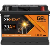 GEL Batterie Solarbatterie 70Ah 12V Wohnmobil Versorgung Boot Solar Bleigel Akku