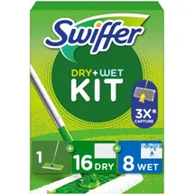 Swiffer Bodenwischer Dry & Wet Starter-Set Grün 1 St.