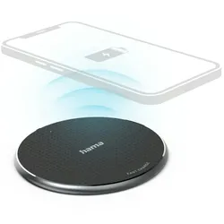 Hama QI-FC10 Smartphone Schwarz USB Kabelloses Aufladen Schnellladung Drinnen