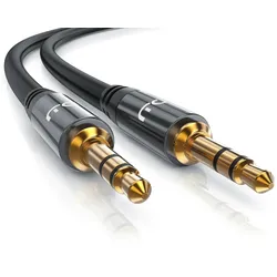 Primewire AUX zu 3,5-mm-Klinke Audio-Kabel, HiFi Klinkenkabel für Audiogeräte Premium Series  - 10m
