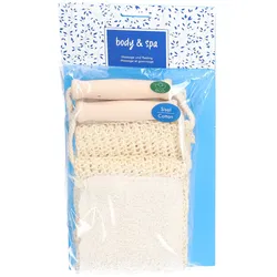Herba Body & Spa Lanyard Massage und Peeling Trikot-Baumwolle
