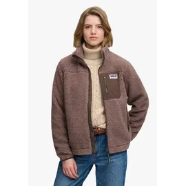 Superdry Fleecejacke mit Reißverschluss Modell 'Heritage', taupe), XS,