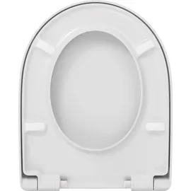 Calmwaters WC-Sitz D-Form Absenkautomatik Weiß