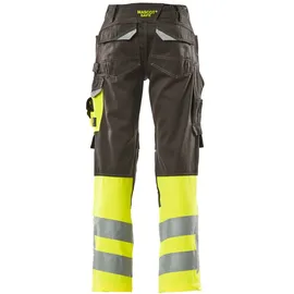 Mascot Leeds Arbeitshose Gr. 82C45 dunkelanthrazit/hi-vis gelb