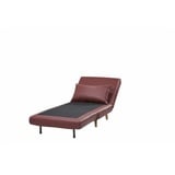 sesselseller 24 Relaxsessel Schlafsessel Como schmal rot