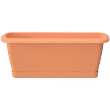 Prosperplast Jardinera mit Plastikunterstützung 59 x 18,4 cm Terrakotta