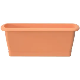 Prosperplast Jardinera mit Plastikunterstützung 59 x 18,4 cm Terrakotta