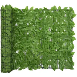 vidaXL Balkon-Sichtschutz 300 x 100 cm Grün Polyethylen