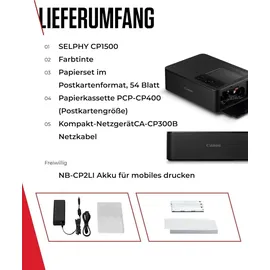 Canon SELPHY CP1500 schwarz