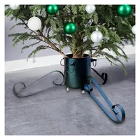 vidaXL Christbaumständer Grün 58x58x21 cm