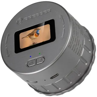Bresser WLAN-Okularkamera mit 2K Video & Display für Teleskop Fernglas Mikroskop Spektiv Ø30–65 mm