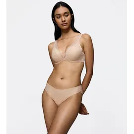 Triumph Body Make-Up Illusion Lace WP mit Bügel, Gepolstert, Verstellbare Träger, 80D, Nude Beige