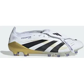 adidas Predator Elite Fold-Over Tongue AG Fußballschuh - Cloud White / Core Black / Gold Metallic - 43 1/3