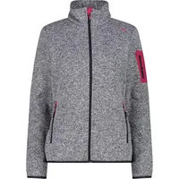 CMP - Knit-Tech-Jacke für Damen, Titan-Weiß-Fuchsia, D36