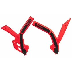 Race Tech RACTECH twee-materiaal rood/zwart frame protector