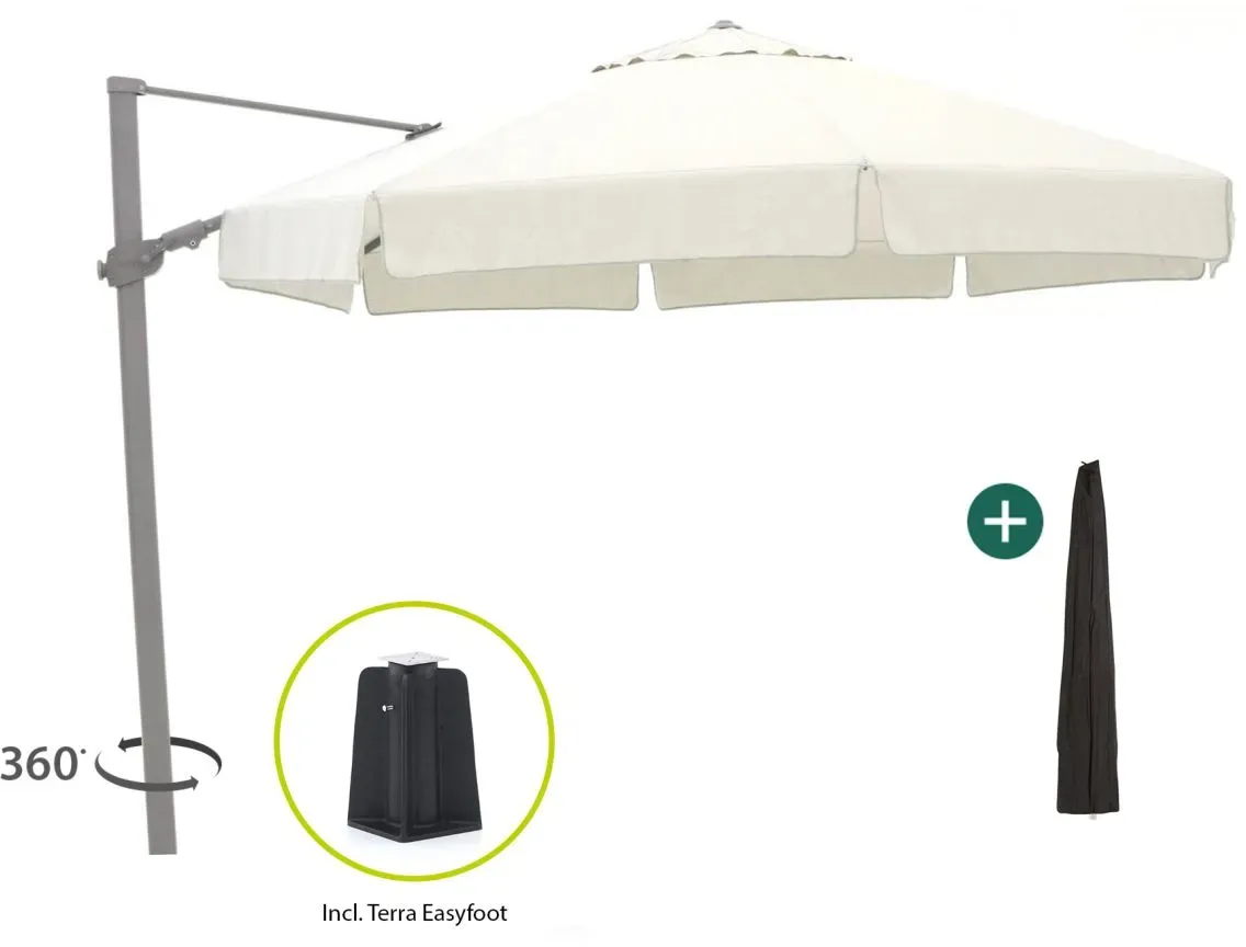 + 10 % Kassenrabatt | Shadowline Miami Ampelschirm ø 350 cm