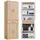 mokebo Der Praktische Mehrzweckschrank 60 x 180 cm Braun