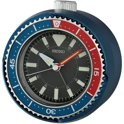 Seiko QHE207L Quarz Wecker Blau/Rot